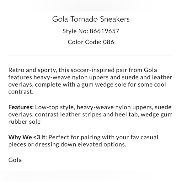 NIB Gola x Free People Tornado Sneakers - Picture 4 of 8